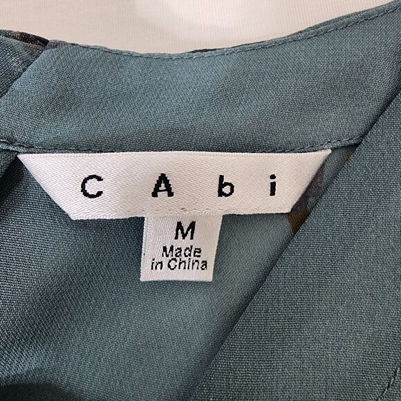 Cabi Womens Top Size Medium Tulip Tunic Back Tie Blouse Sleeveless Pullover 984 - Picture 8 of 10